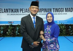 Kepala BNPB Lantik Mayjen TNI Budi Irawan Sebagai Deputi Penanganan Darurat